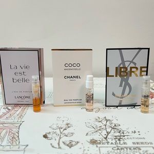 NIB Lancôme, Chanel, YSL Samples